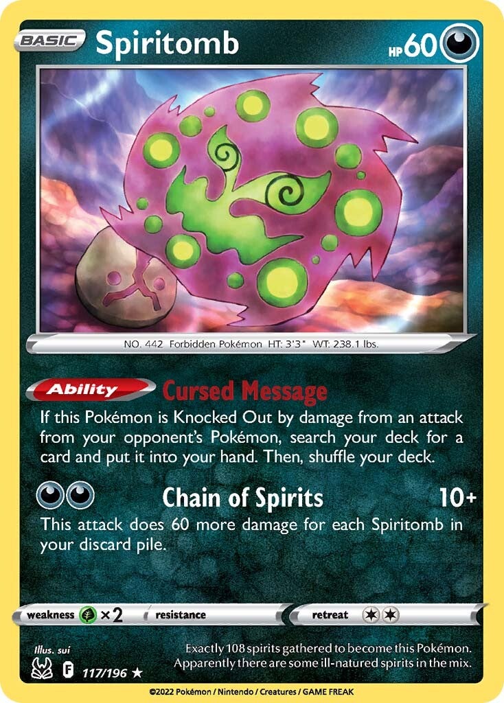 Spiritomb (117/196) [Sword & Shield: Lost Origin] | Good Games North
