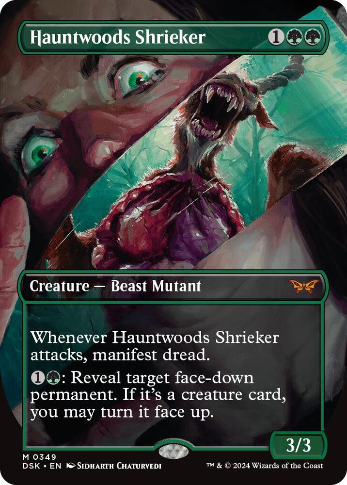 Hauntwoods Shrieker Borderless (Duskmourn: House of Horror)  | Good Games North