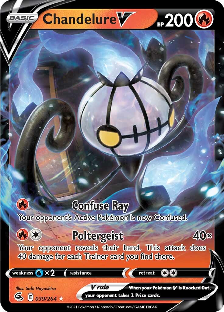 Chandelure V (039/264) [Sword & Shield: Fusion Strike] | Good Games North