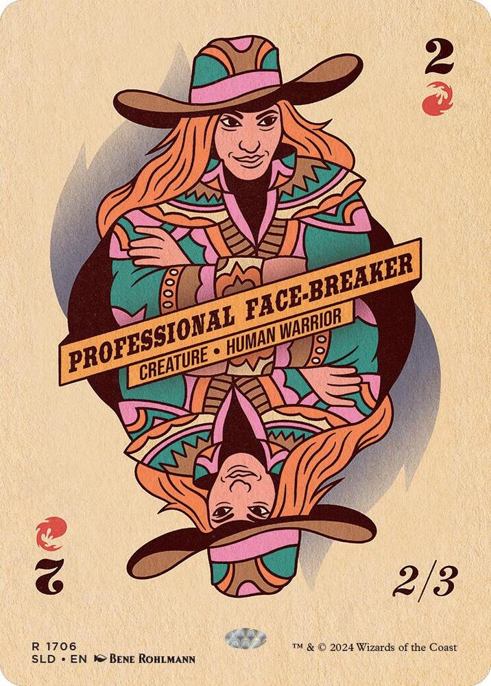 Professional Face-Breaker 1706 (Secret Lair Drop Series)  - Borderless | Good Games North