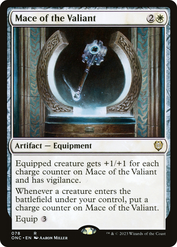 Mace of the Valiant [Phyrexia: All Will Be One Commander] | Good Games North