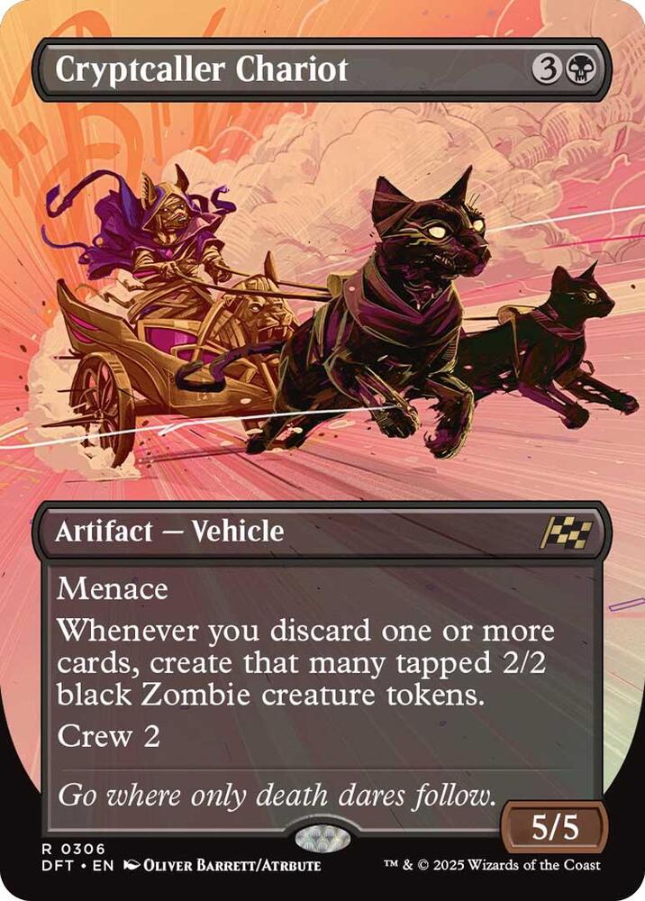 Cryptcaller Chariot 306/291 (Aetherdrift)  - Borderless Foil | Good Games North