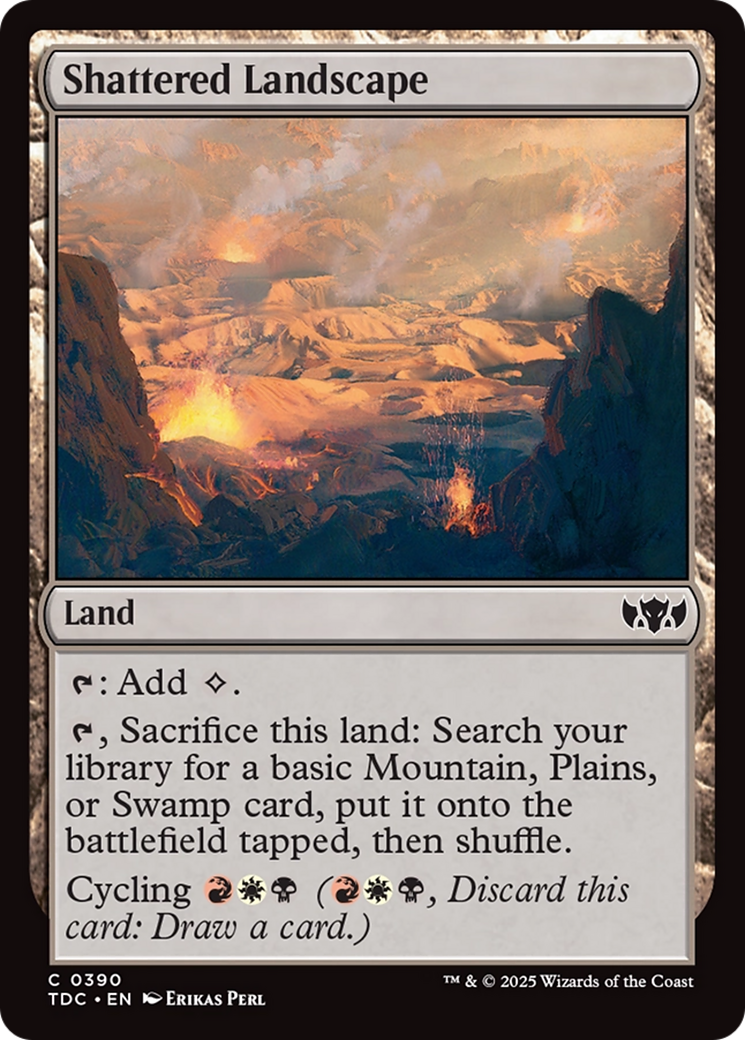 Shattered Landscape [Tarkir: Dragonstorm Commander] | Good Games North