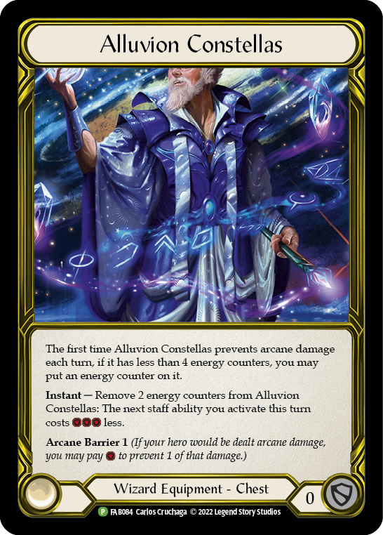 Alluvion Constellas (Golden) [FAB084] (Promo)  Cold Foil | Good Games North