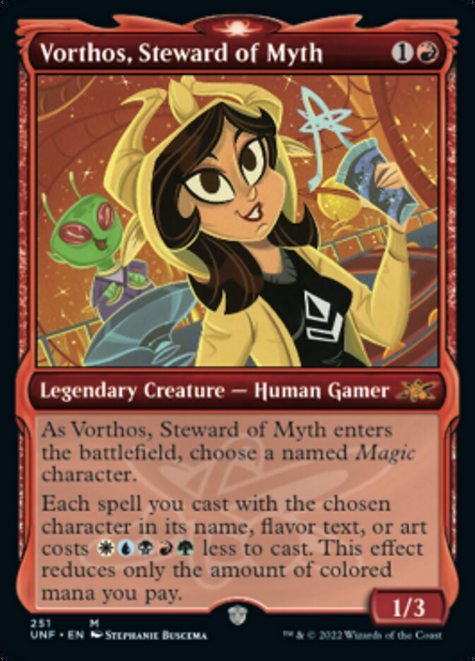 Vorthos, Steward of Myth (Showcase) [Unfinity] | Good Games North