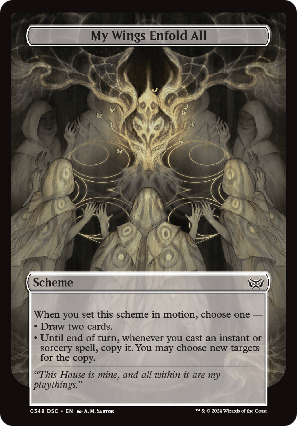 My Wings Enfold All (Full Art) [Duskmourn: Archenemy] | Good Games North