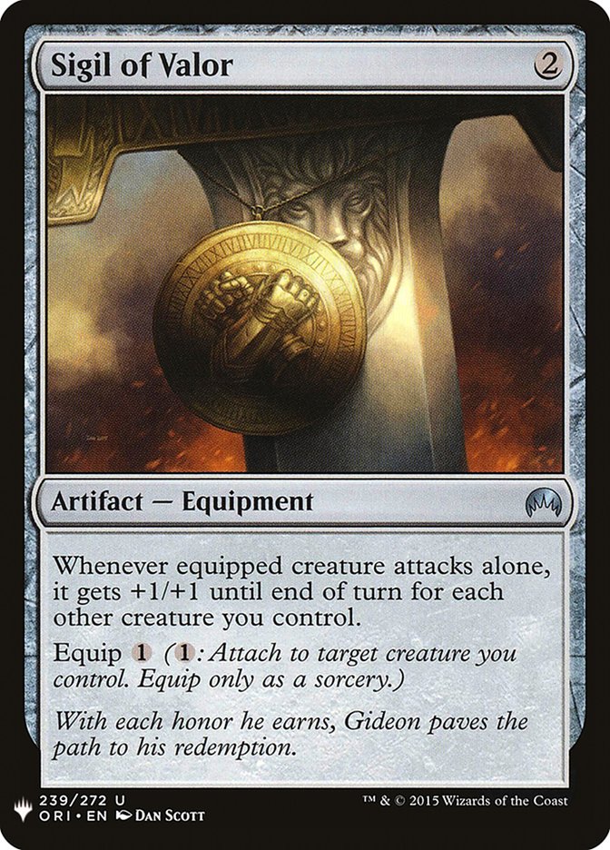 Sigil of Valor [Mystery Booster] | Good Games North