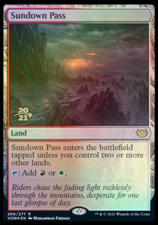 Sundown Pass [Innistrad: Crimson Vow Prerelease Promos] | Good Games North