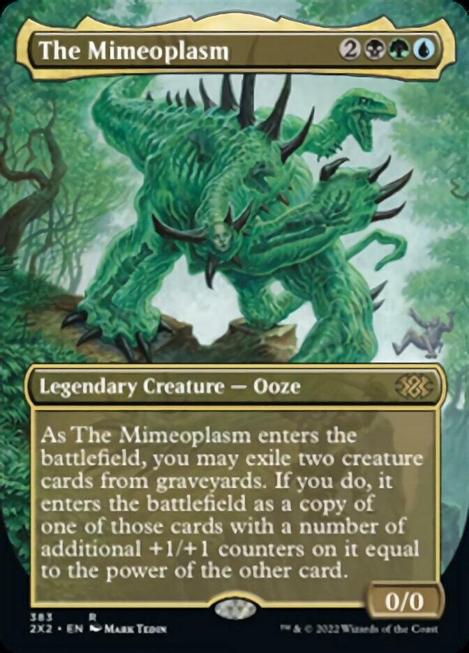 The Mimeoplasm (Borderless Alternate Art) [Double Masters 2022] | Good Games North