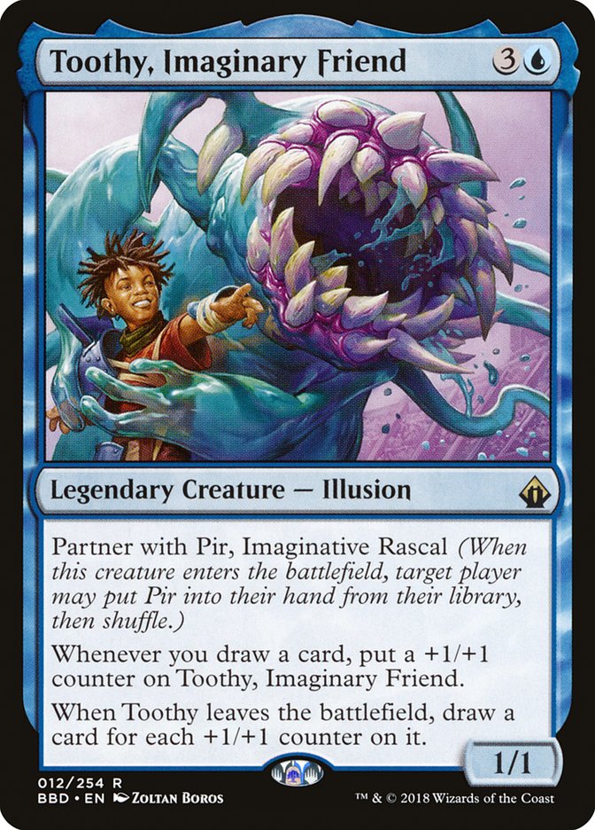 Toothy, Imaginary Friend 12 (Battlebond)  - Foil | Good Games North