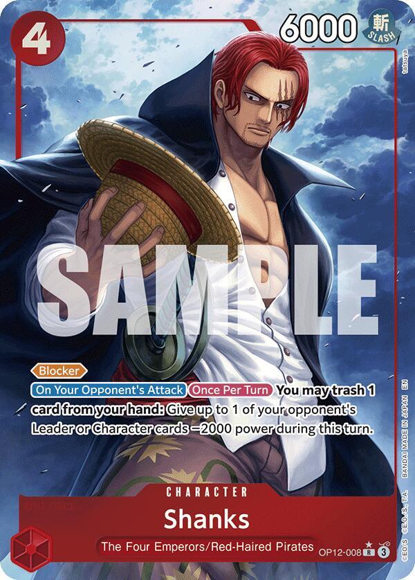 Shanks OP12-008 (Legacy of the Master)  - Alternate Art Foil | Good Games North