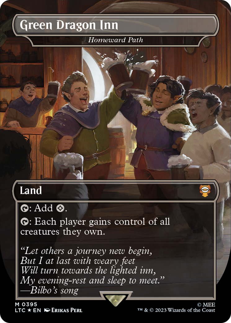 Green Dragon Inn - Homeward Path (Surge Foil Realms and Relics) [The Lord of the Rings: Tales of Middle-Earth Commander] | Good Games North