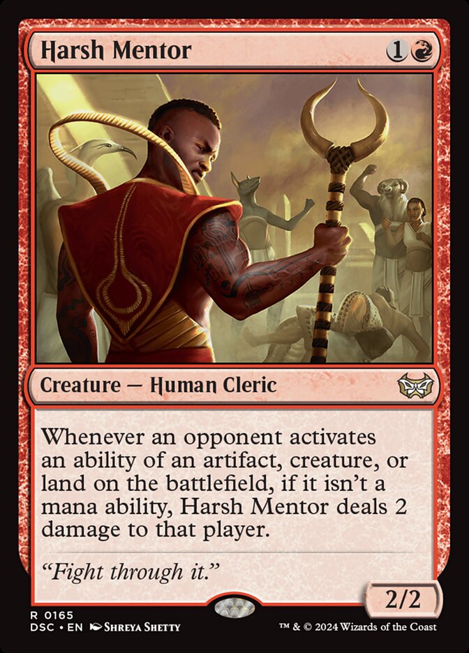 Harsh Mentor (Commander: Duskmourn: House of Horror)  | Good Games North