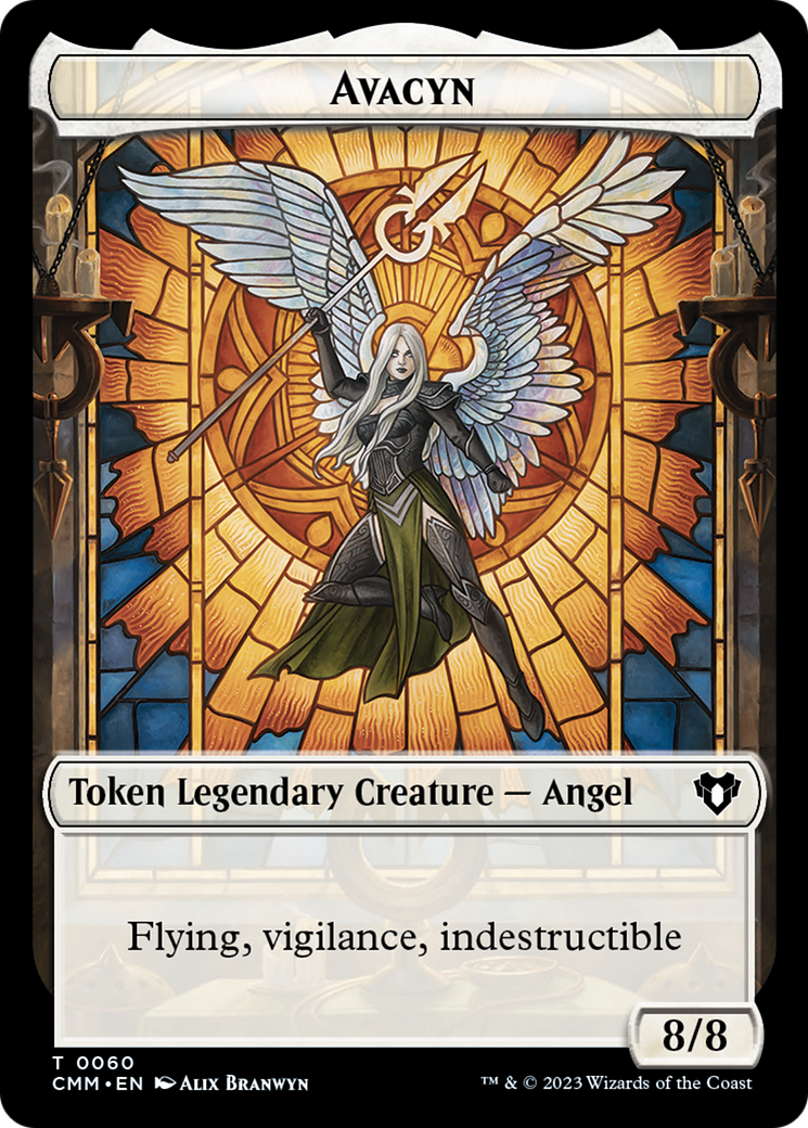 Copy (54) // Avacyn Double-Sided Token [Commander Masters Tokens] | Good Games North