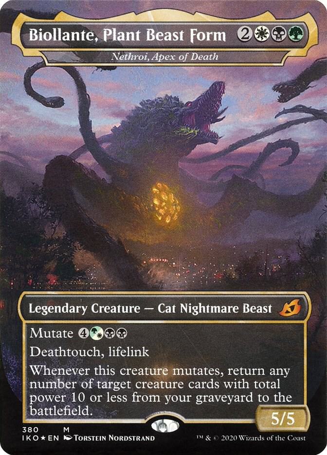 Biollante, Plant Beast Form - Nethroi, Apex of Death 380 (Ikoria: Lair of Behemoths)  - Foil | Good Games North