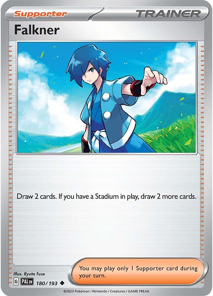 Falkner (180/193) [Scarlet & Violet: Paldea Evolved] | Good Games North