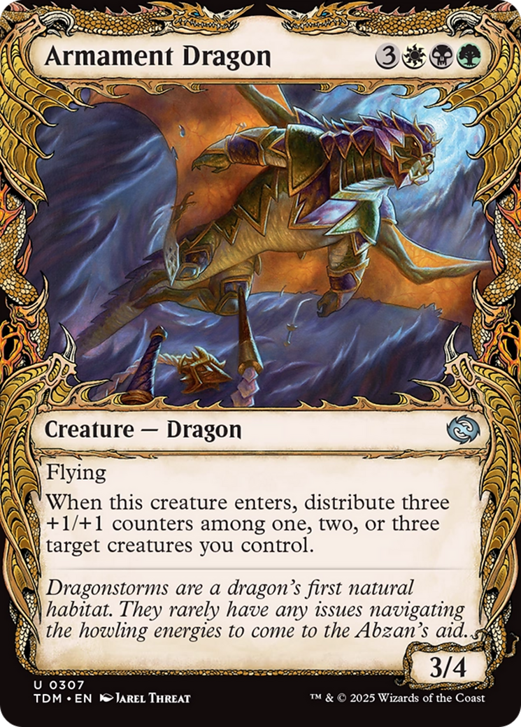 Armament Dragon (Showcase) [Tarkir: Dragonstorm] | Good Games North