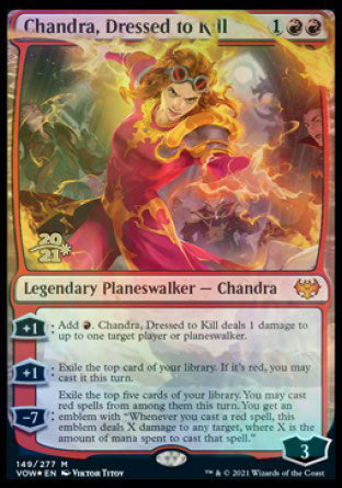 Chandra, Dressed to Kill [Innistrad: Crimson Vow Prerelease Promos] | Good Games North