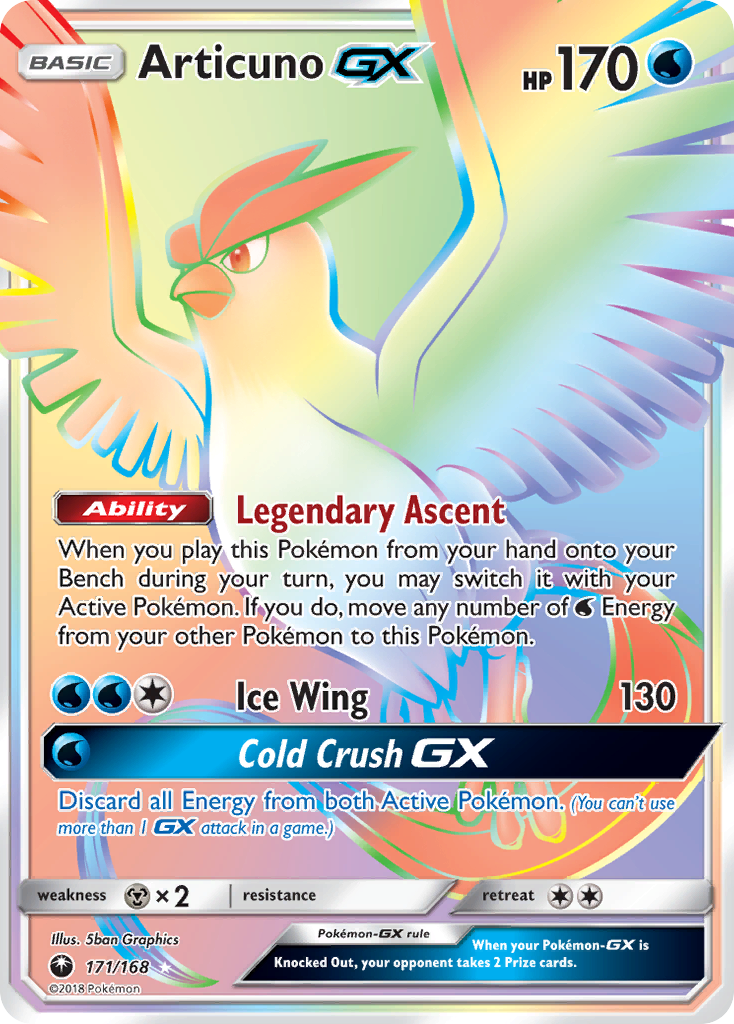 Articuno GX (171/168) [Sun & Moon: Celestial Storm] | Good Games North