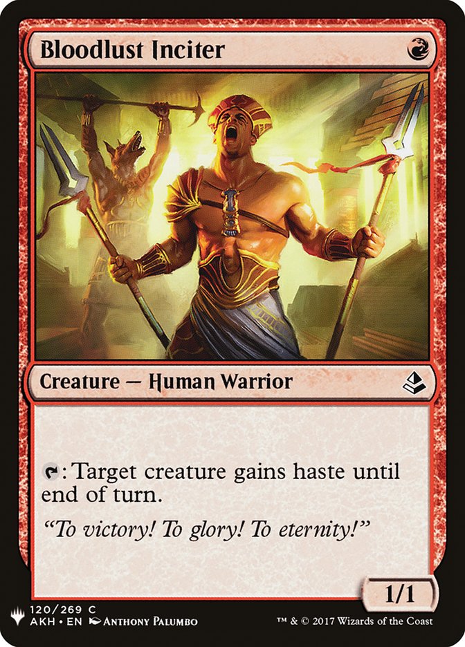 Bloodlust Inciter [Mystery Booster] | Good Games North