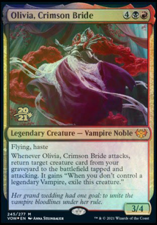 Olivia, Crimson Bride [Innistrad: Crimson Vow Prerelease Promos] | Good Games North