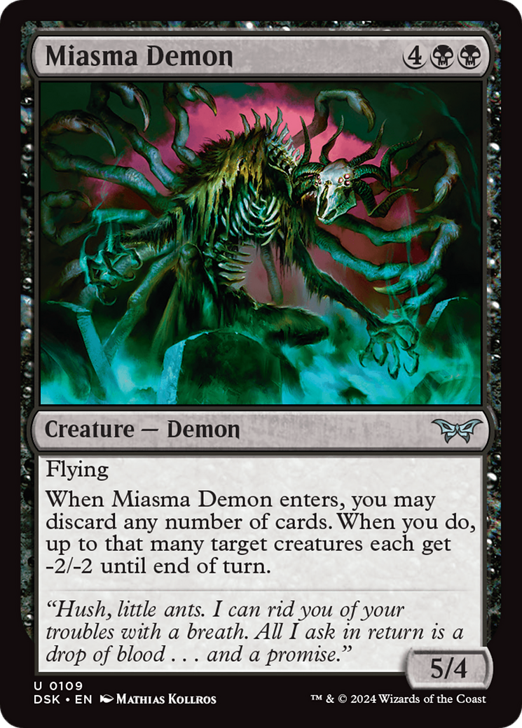 Miasma Demon [Duskmourn: House of Horror] | Good Games North