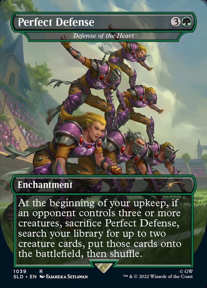 Perfect Defense - Defense of the Heart (Borderless) [Secret Lair Drop Series] | Good Games North