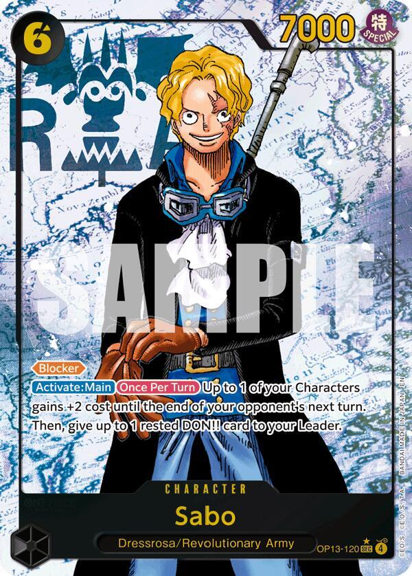 Sabo OP13-120 (Carrying On His Will)  - Parallel Foil | Good Games North