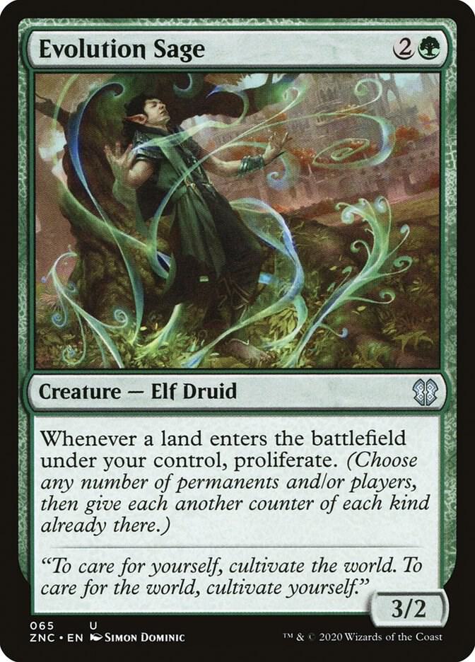 Evolution Sage 65/142 (Commander: Zendikar Rising)  | Good Games North