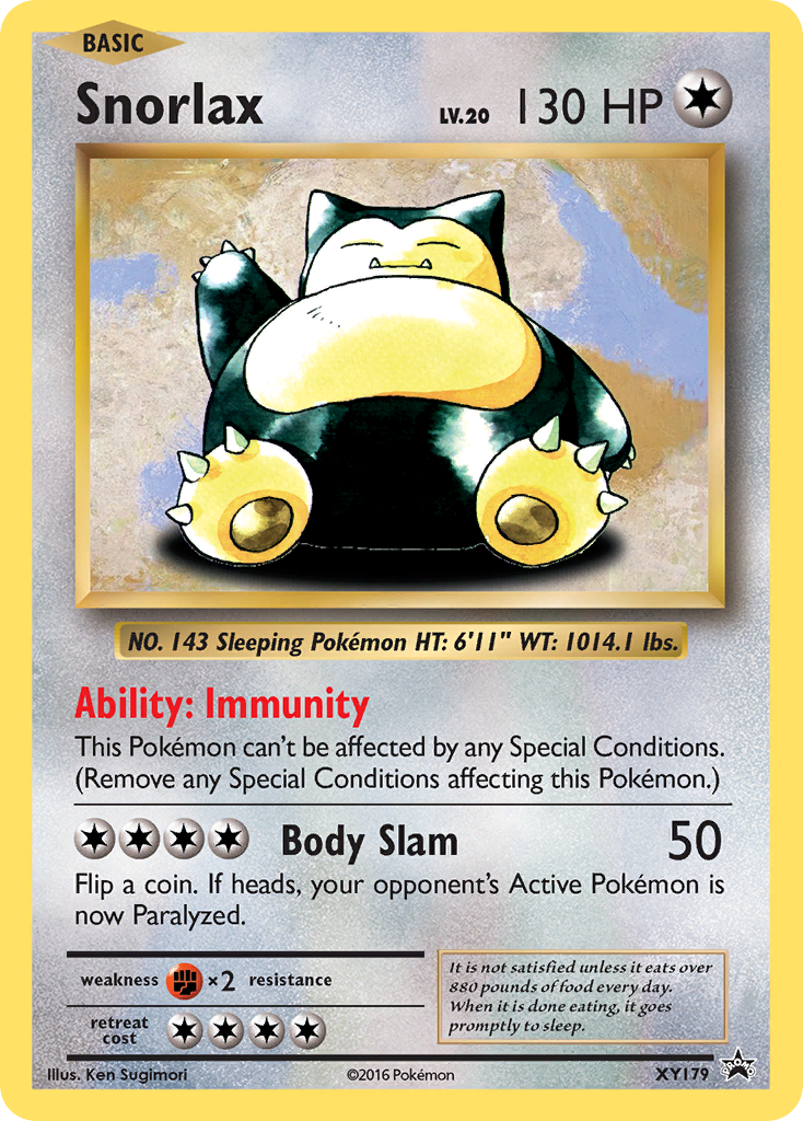Snorlax (XY179) [XY: Black Star Promos] | Good Games North
