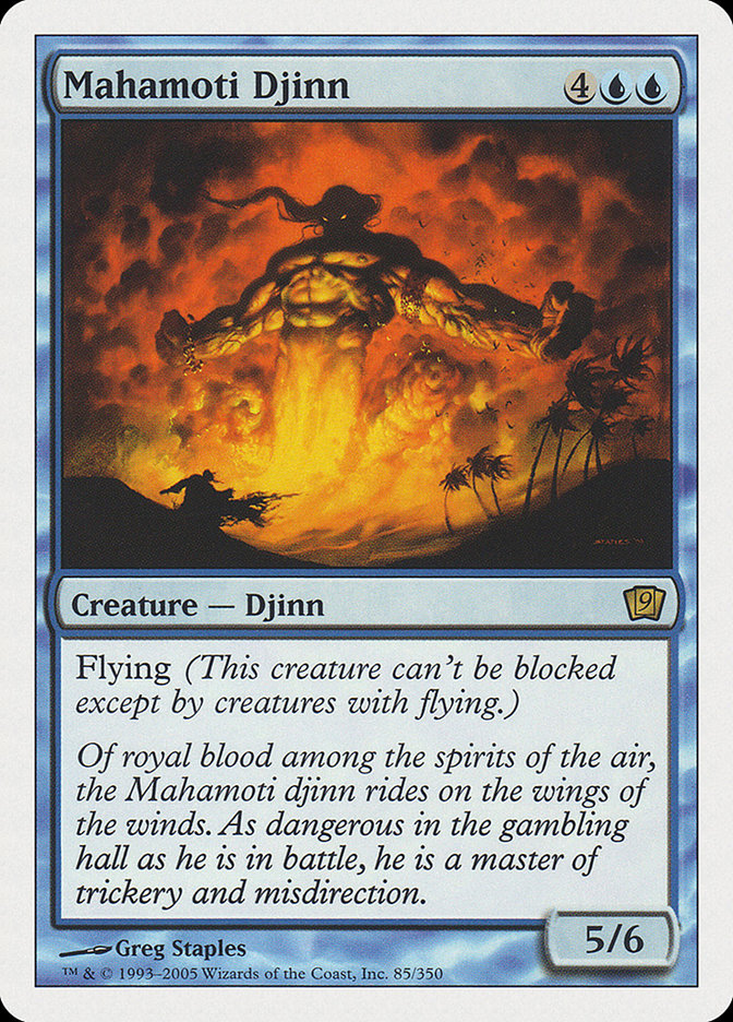 Mahamoti Djinn (9th Edition) [Oversize Cards] | Good Games North