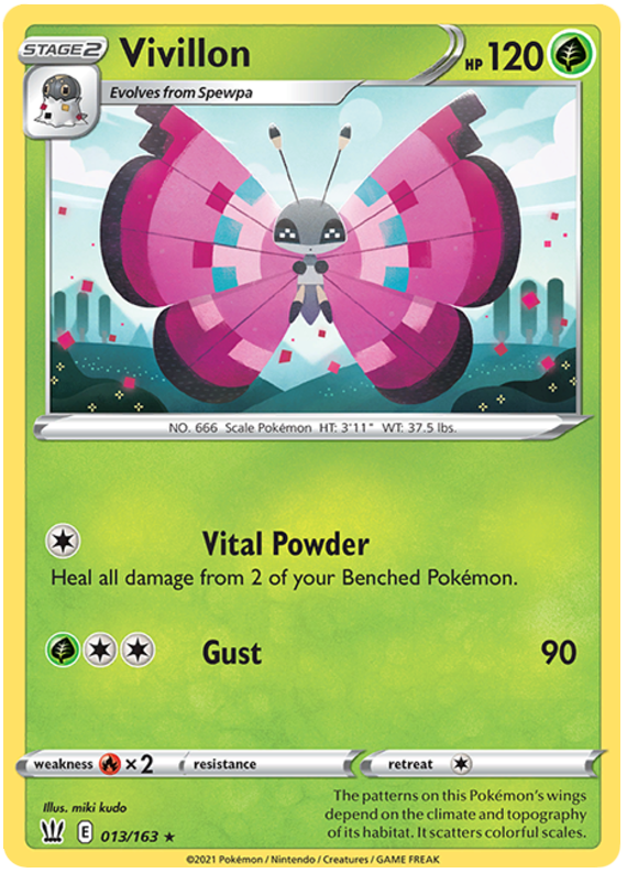 Vivillon (013/163) [Sword & Shield: Battle Styles] | Good Games North
