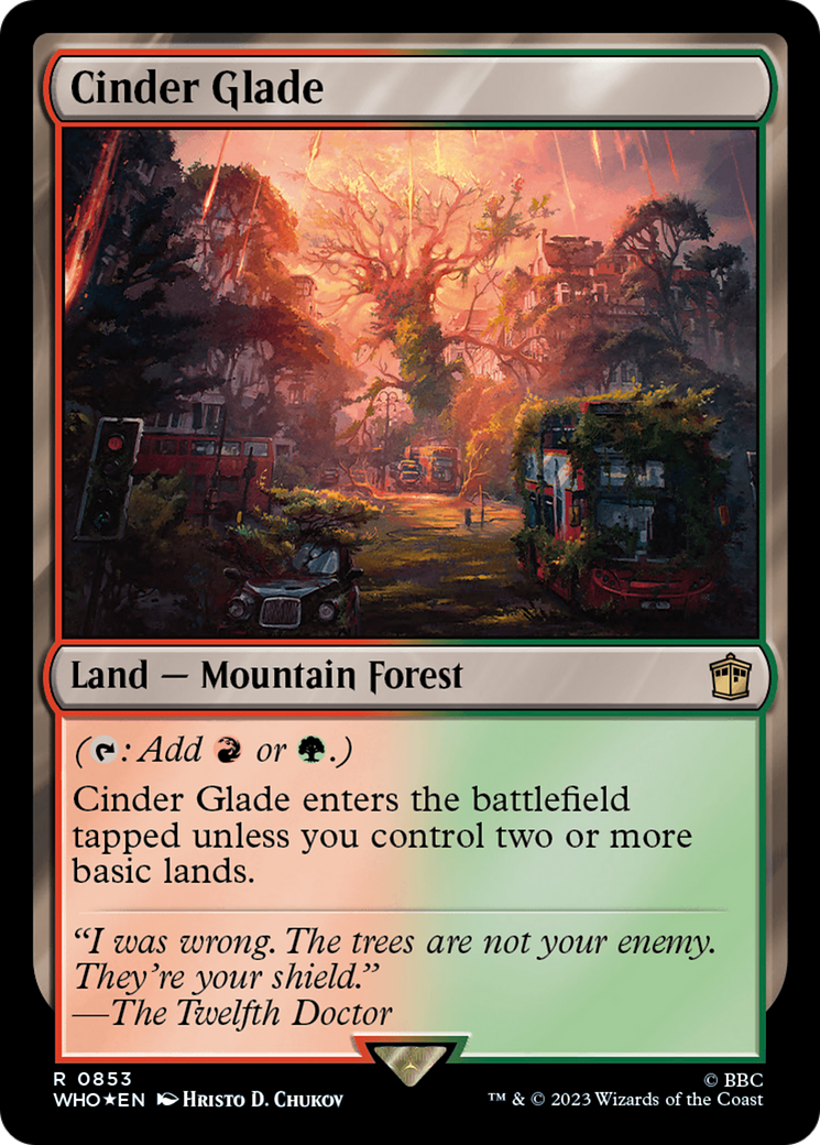 Cinder Glade (Surge Foil) [Doctor Who] | Good Games North
