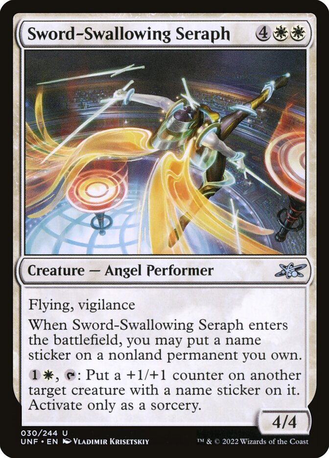 Sword-Swallowing Seraph (Unfinity)  - undefined | Good Games North