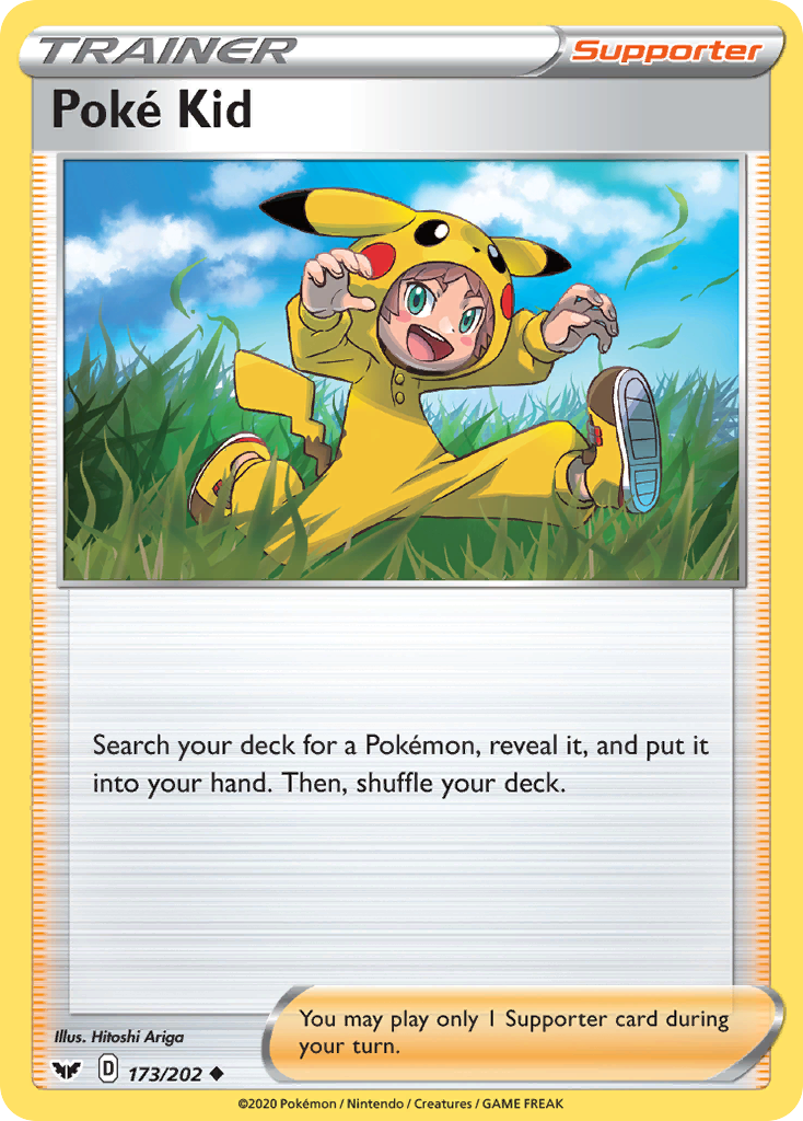 Poke Kid (173/202) [Sword & Shield: Base Set] | Good Games North