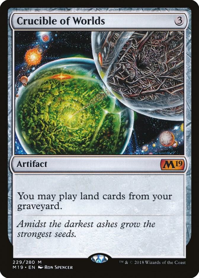 Crucible of Worlds (Core Set 2019)  - Foil | Good Games North