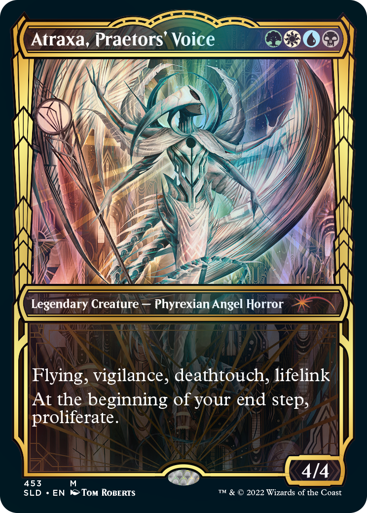 Atraxa, Praetors' Voice (Showcase Gilded Foil) [Secret Lair Drop Series] | Good Games North