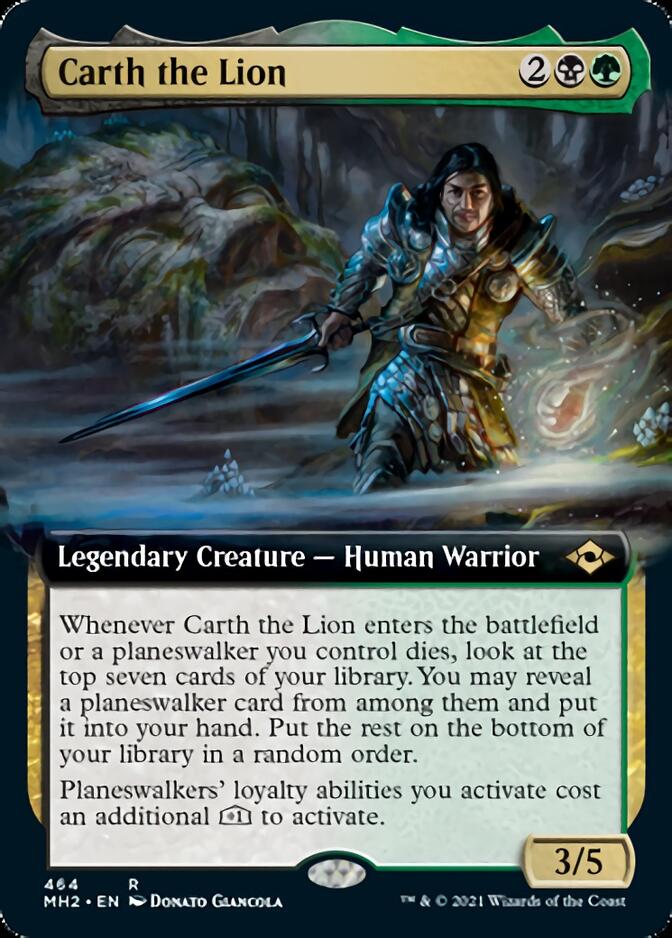 Carth the Lion (Extended Art) [Modern Horizons 2] | Good Games North