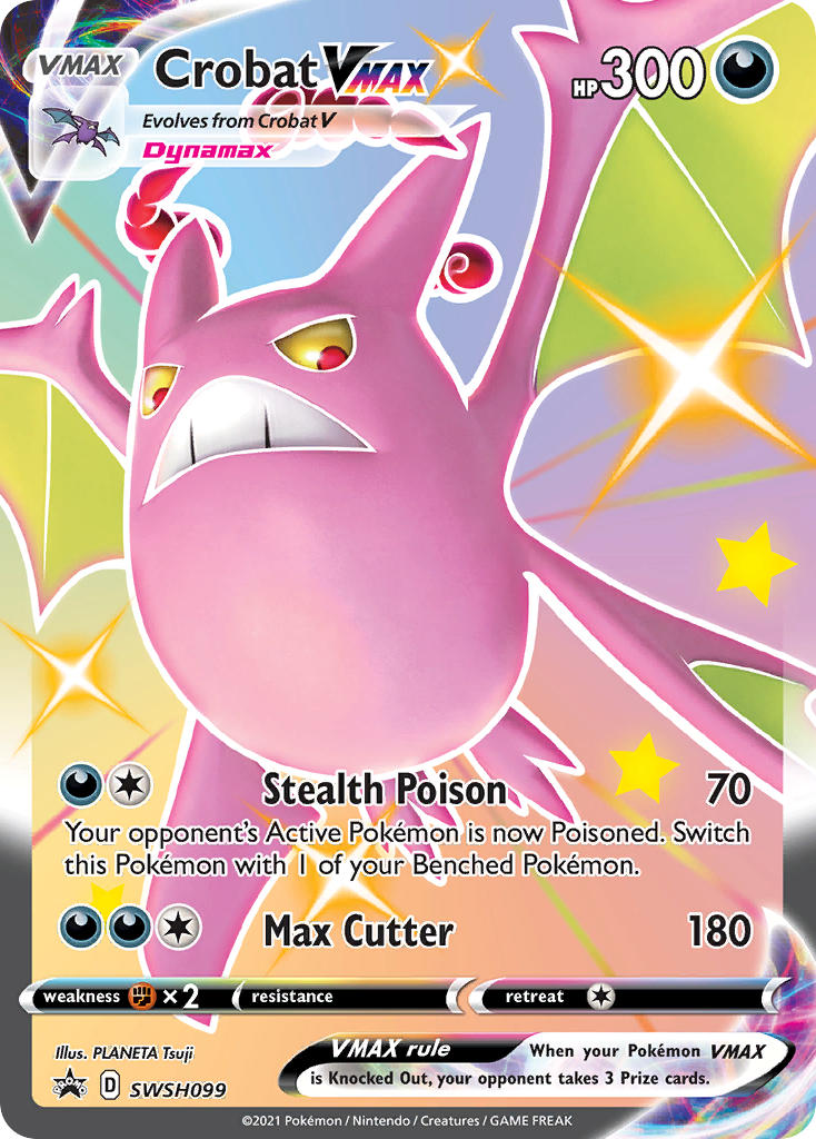 Crobat VMAX (SWSH099) (Jumbo Card) [Sword & Shield: Black Star Promos] | Good Games North