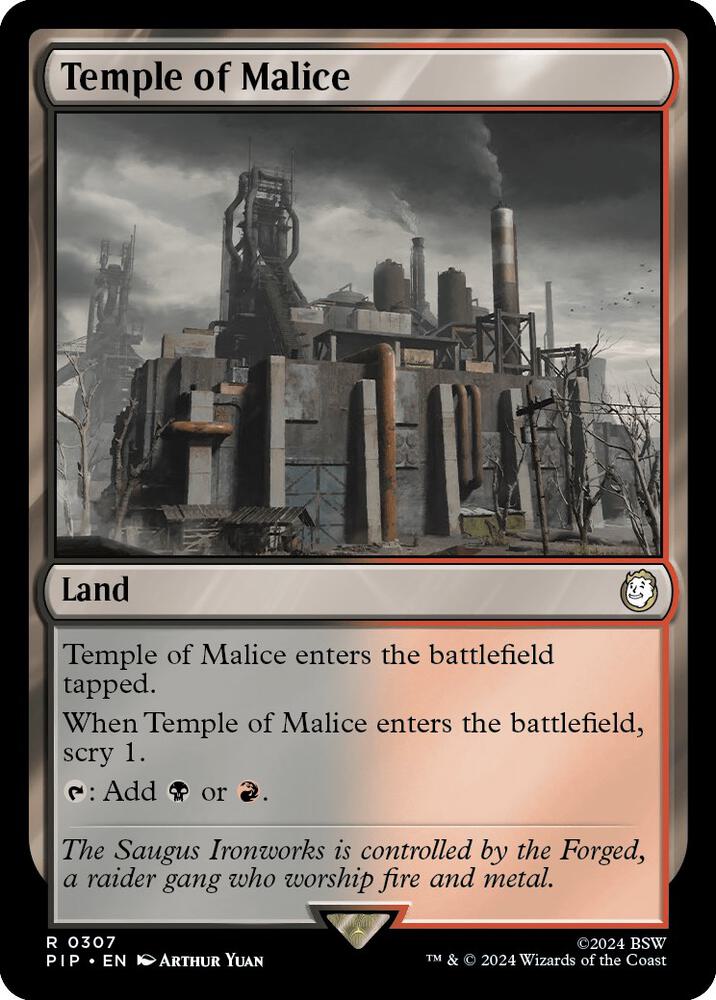 Temple of Malice (Universes Beyond: Fallout)  | Good Games North