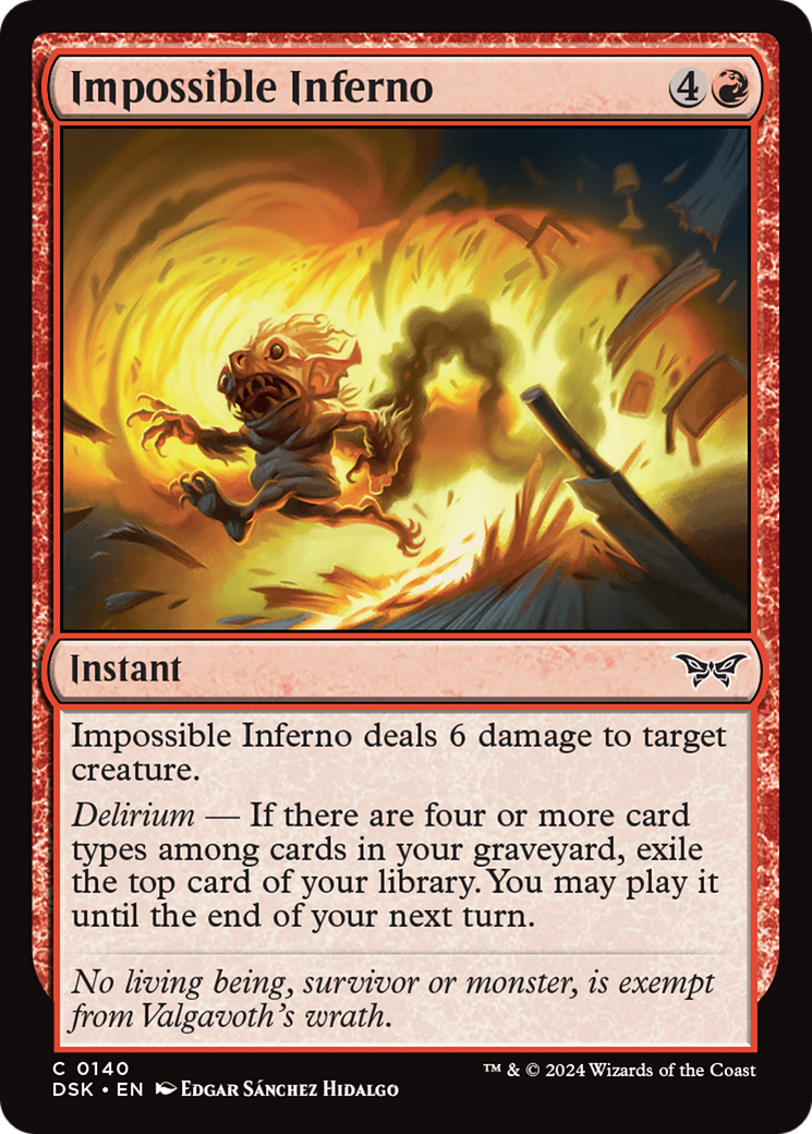 Impossible Inferno [Duskmourn: House of Horror] | Good Games North