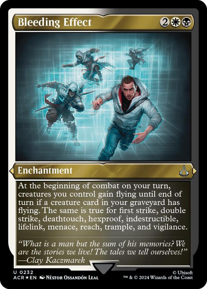 Bleeding Effect Foil Etched (Universes Beyond: Assassin's Creed)  - undefined | Good Games North