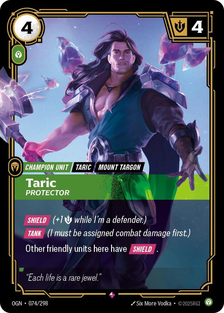 Taric Protector (Origins)  - Foil | Good Games North