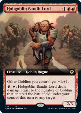 Hobgoblin Bandit Lord Extended Art 379 (Adventures in the Forgotten Realms)  - Foil | Good Games North