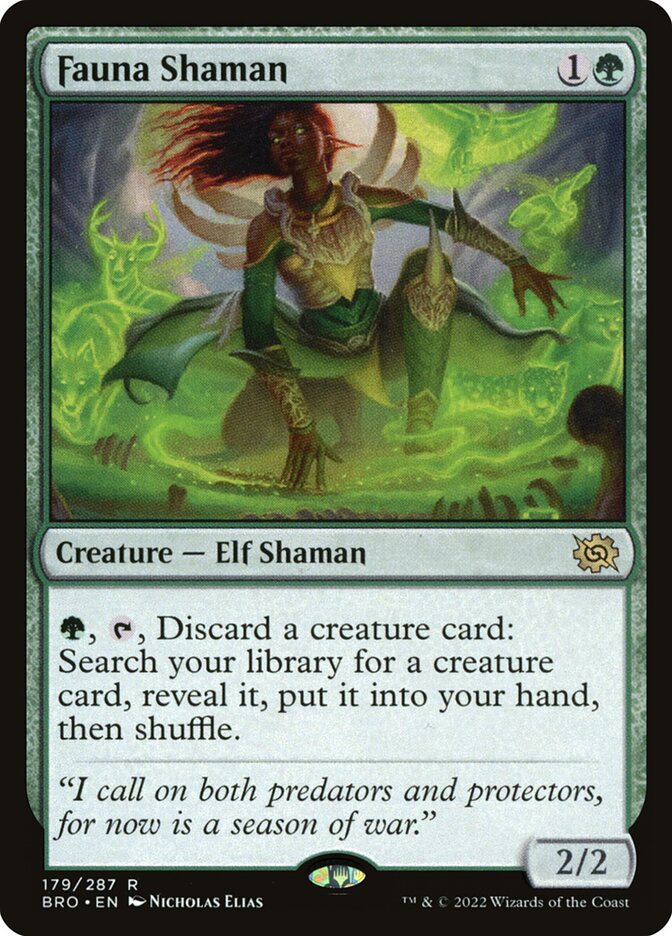 Fauna Shaman (The Brothers' War)  - Foil | Good Games North