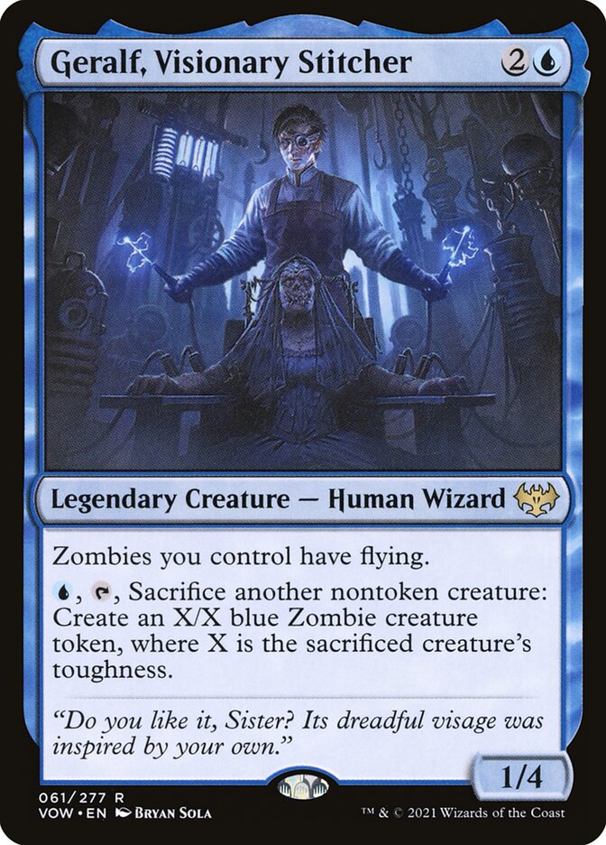 Geralf, Visionary Stitcher 61/277 (Innistrad: Crimson Vow)  | Good Games North