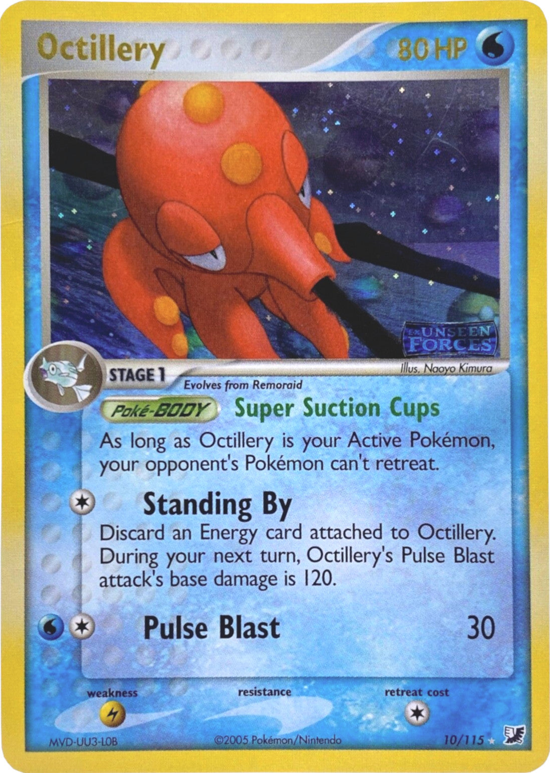 Octillery (10/115) (Stamped) [EX: Unseen Forces] | Good Games North
