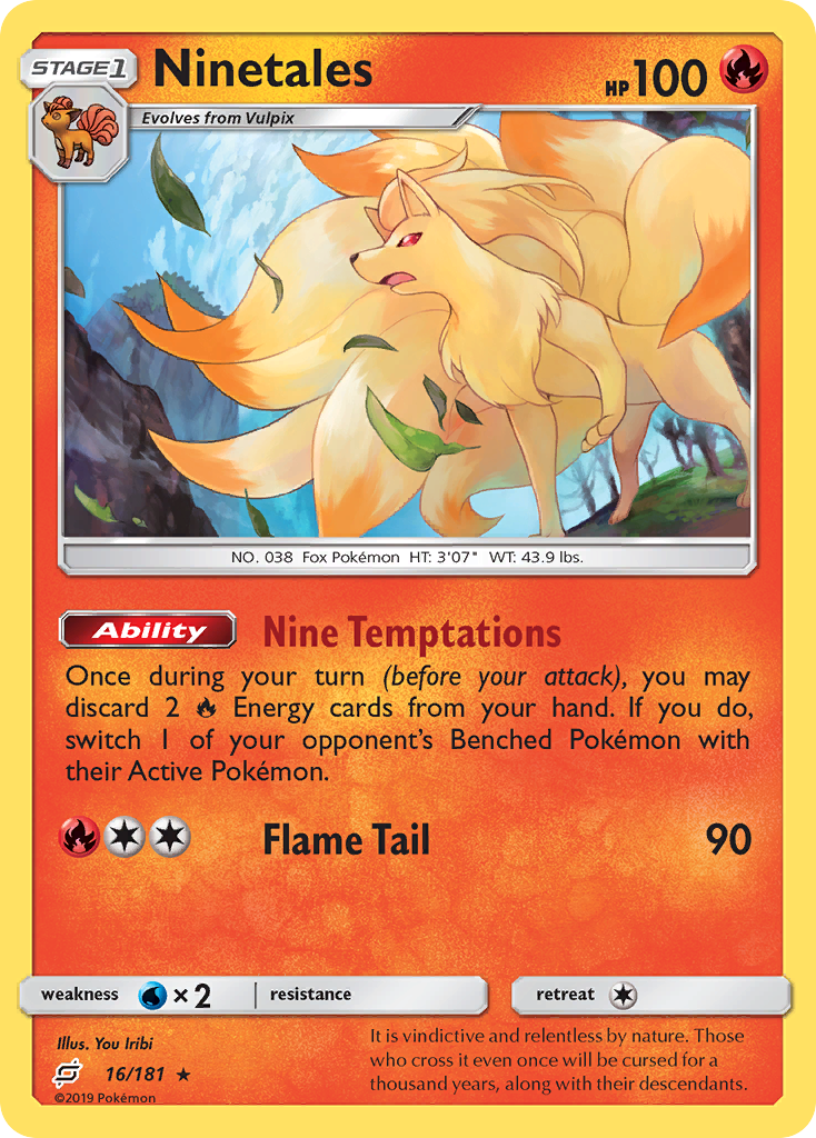 Ninetales (16/181) [Sun & Moon: Team Up] | Good Games North