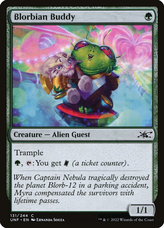 Blorbian Buddy 131/244 (Unfinity)  - Foil | Good Games North