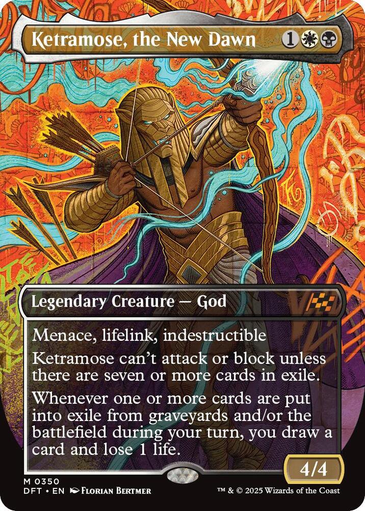 Ketramose the New Dawn Borderless (Aetherdrift)  - Foil | Good Games North